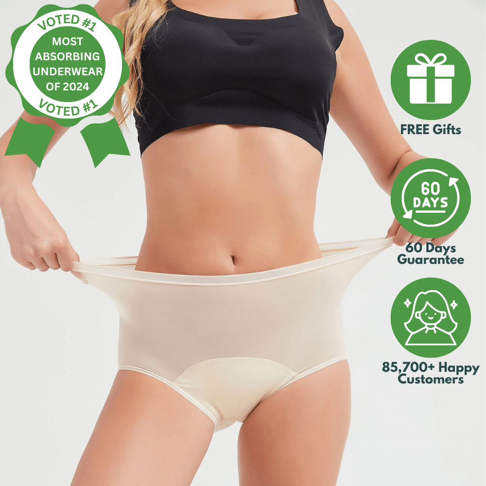 Auslaufsichere Unterwäsche mit hoher Taille (Pakete)