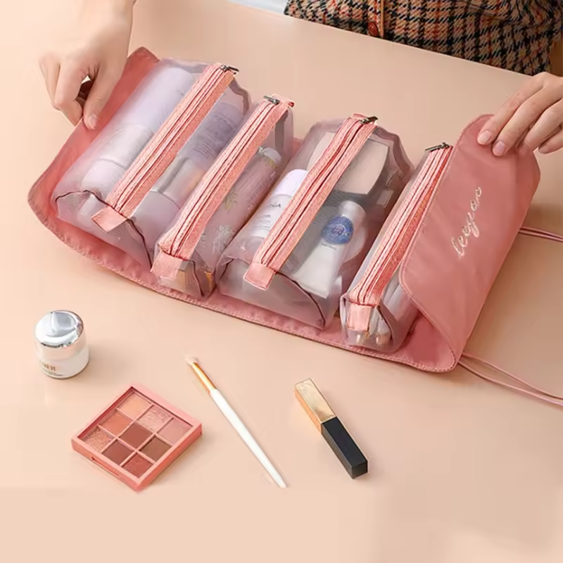 Abnehmbare Premium-Make-up-Tasche 4-in-1