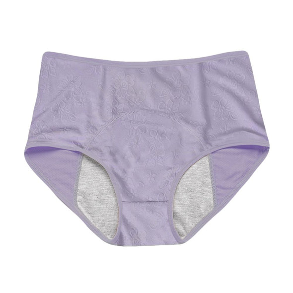 67% OFF! - 5 Pack Purple Floral Leakproof Underwear