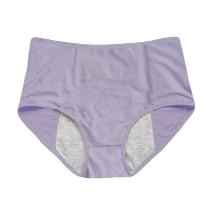 67% OFF! - 5 Pack Purple Floral Leakproof Underwear